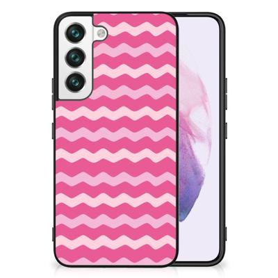 Samsung Galaxy S22 Back Case Waves Pink