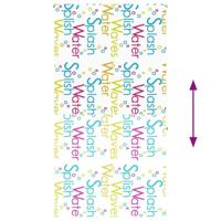 Doucherolgordijn 140x240 cm stofbreedte 136 cm - thumbnail