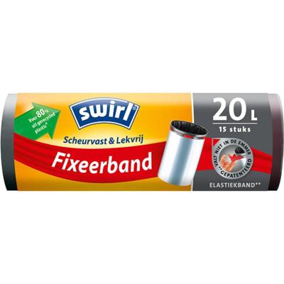 Swirl Afvalzakken met fixeerband 20L Swirl Afvalzakken met fixeerband 20L