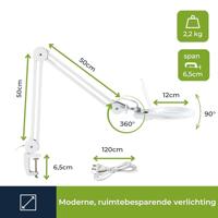 Loeplamp 5 dioptrie 22 w wit Velleman - Velleman - thumbnail