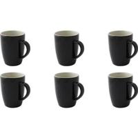 Palmer Beker Colors 18 cl Zwart Porselein 6 stuks - thumbnail