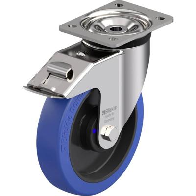 Blickle LKX-POBS 200XKA-FI RVS zwenkwiel met hoog draagvermogen Wieldiameter: 200 mm Draagvermogen (max.): 500 kg 1 stuk(s)
