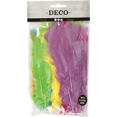 Creativ Company Veren, l: 11-17 cm, diverse kleuren, 18 bol/ 1 doos