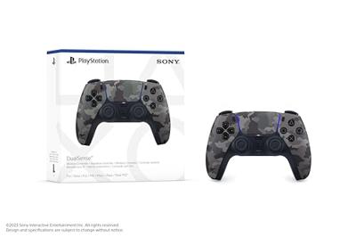 Sony Dualsense Camouflage, Grijs Bluetooth/USB Gamepad Analoog/digitaal PlayStation 5
