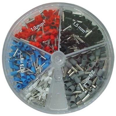 Assortiment met Geïsoleerde Adereindhulzen 0,5 PROF