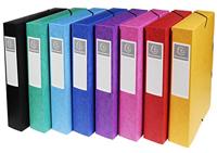Exacompta elastobox Exabox 8 geassorteerde kleuren: geel, rood, roze, paars, blauw, turquoise, groen e... - thumbnail