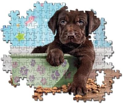 Clementoni supercolor puppy legpuzzel 180 stukjes Clementoni supercolor puppy legpuzzel 180 stukjes
