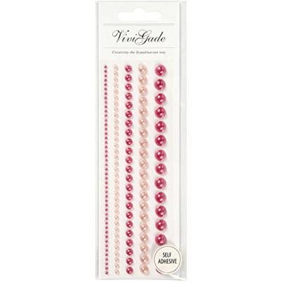 Creativ Company Halve plakparels roze 2-8mm, 140st.