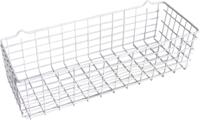 Metaltex pandino mandje 33x12x9 cm wit - thumbnail