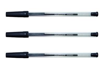 Balpen quantore stick zwart | 500 stuks