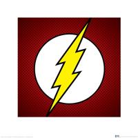 Kunstdruk DC Comics - The Flash - Symbol 40x40cm - thumbnail