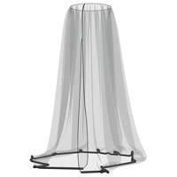 Klamboe voor paraplu 220 gaas 330x250 cm zwart - thumbnail