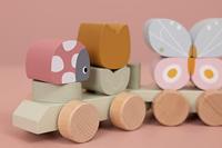 Little Dutch Flowers & Butterflies FSC blokkentrein - thumbnail