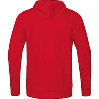 JAKO 6765 Sweater Met Kap Base - Rood - M - thumbnail