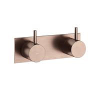 Inbouw Douchemengkraan Hotbath Cobber 2-weg Geborsteld Koper PVD - thumbnail