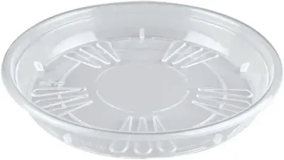 Elho uni-schotel rond 21 cm transparant Elho uni-schotel rond 21 cm transparant