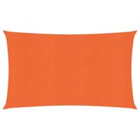 VidaXL Zonnezeil 160 g/m² 2,5x5 m hdpe oranje - thumbnail