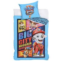 PAW Patrol Dekbedovertrek Big City blauw - 140 x 200 cm - Katoen - thumbnail