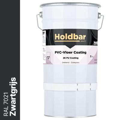 Holdbar PVC-Vloer Coating Zwartgrijs (RAL 7021) 5 Kg