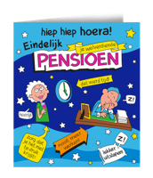Wenskaart Pensioen Cartoon - thumbnail