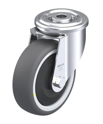 Blickle LER-PATH 100KF-ELS Zwenkwiel Wieldiameter: 100 mm Draagvermogen (max.): 130 kg 1 stuk(s)