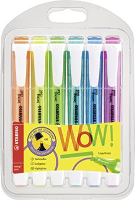 Markeerstift stabilo swing cool 275/6 6st assorti | 5 stuks