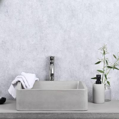 Waskom Differnz Marba Vierkant 40x40x12 cm Beton Licht Differnz Waskom Differnz Marba Vierkant 40x40x12 cm Beton Licht Differnz