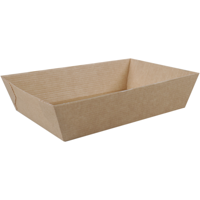 Depa Bak | Ersatzpapier | A50 | Golfpapieren snacklijn | 156x104x40mm | bruin | 360 stuks - thumbnail