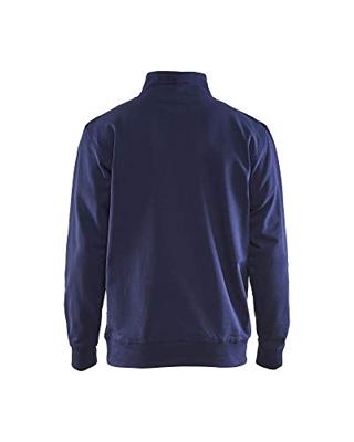 Blåkläder Sweatshirt bicolour met halve rits 33531158 | Marineblauw/Korenblauw | Maat XL - 7330509456064 Blåkläder Sweatshirt bicolour met halve rits 33531158 | Marineblauw/Korenblauw | Maat XL - 7330509456064