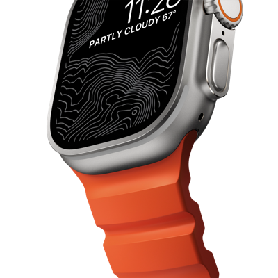 Nomad Rocky Point band / natural hardware (45-49mm) - Magma Nomad Rocky Point band / natural hardware (45-49mm) - Magma
