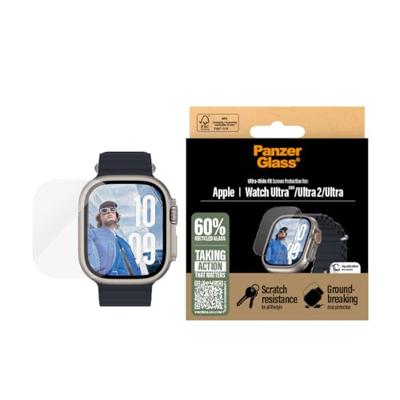 PanzerGlass Ultra-Wide Fit 3712 Screenprotector (glas) Apple Watch Ultra, Watch Ultra 2 1 stuk(s) Anti-vingerafdruk, Krasvast PanzerGlass Ultra-Wide Fit 3712 Screenprotector (glas) Apple Watch Ultra, Watch Ultra 2 1 stuk(s) Anti-vingerafdruk, Krasvast