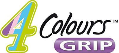 Balpen bic 4kleuren grip fashion m paars Balpen bic 4kleuren grip fashion m paars