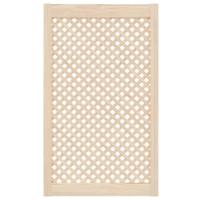 VidaXL Kastdeuren met latwerk 2 st 59,5x99 cm massief grenenhout - thumbnail