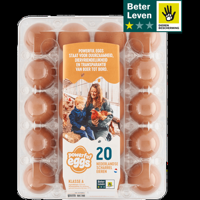 Powerful Eggs Nederlandse Scharreleieren 20 Stuks bij Jumbo - thumbnail