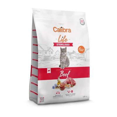 CALIBRA Cat Life Sterilised Beef - droog kattenvoer - 1,5kg