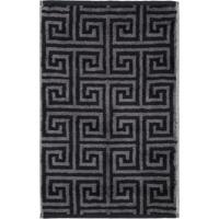 Cawö Cawo Noblesse Elegance Allover print Gastendoekje 30/50 zwart - thumbnail