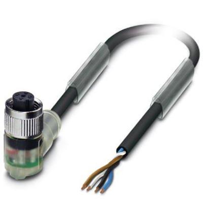 Phoenix Contact 1668289 Sensor/actuator connector, geassembleerd M12 Aantal polen (sensoren): 4 Bus, haaks 1.50 m 1 stuk(s)