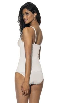 Mey BH hemdje met beugel - Bra top Joan - Viscose bh en hemd in een zonder vulling - Wit - Zwart - Copy - 90B - Champagne - Top - Singlet - 90B