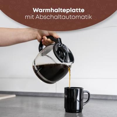 Clatronic KA 3473 Koffiezetapparaat Zwart Capaciteit koppen: 12 Clatronic KA 3473 Koffiezetapparaat Zwart Capaciteit koppen: 12