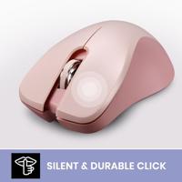 Perixx PERIMICE-621 M Ergonomische muis Radiografisch Roze - thumbnail