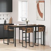 Eettafels Bewerkt hout - thumbnail