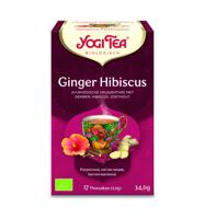Yogi Tea Yogi Tea Ginger Hibiscus Bio (17st) - thumbnail