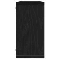 Wandrekken Kubusvormige 4 st 100x15x30 cm spaanplaat zwart - thumbnail