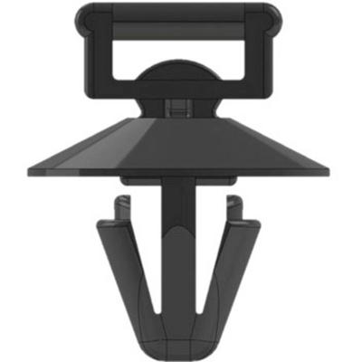 WKK 5744 Kabelbinder 200 mm 4.80 mm Zwart Met spreidanker en plaat, Hittegestabiliseerd, Weerbestendig 1 stuk(s)