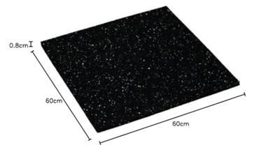 Scanpart anti trillingsmat 60x60x0,8cm Wasmachine accessoire