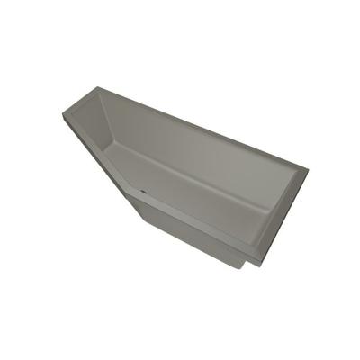 Ligbad Beterbad Xenz Society Compact Rechts 170x75x44 cm Cement