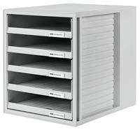 HAN HAN - Schubladenschrank - 5 Schubfächer - für C4 1401-11 Ladebox Lichtgrijs DIN A4 Aantal lades: 5 - thumbnail