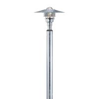 Staande tuinlamp gegalvaniseerd met E27 fitting &apos;Vejers&apos; - thumbnail