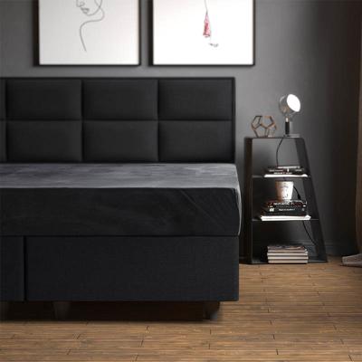 Sleeptime Velvet Hoeslaken Antraciet 140 x 200 cm