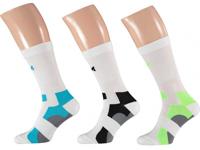 Xtreme Fietssokken Crew 3-pack Multi White-42/45 - thumbnail
